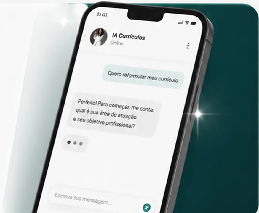 Tenha um currículo pronto em poucos minutos com a IA de currículos