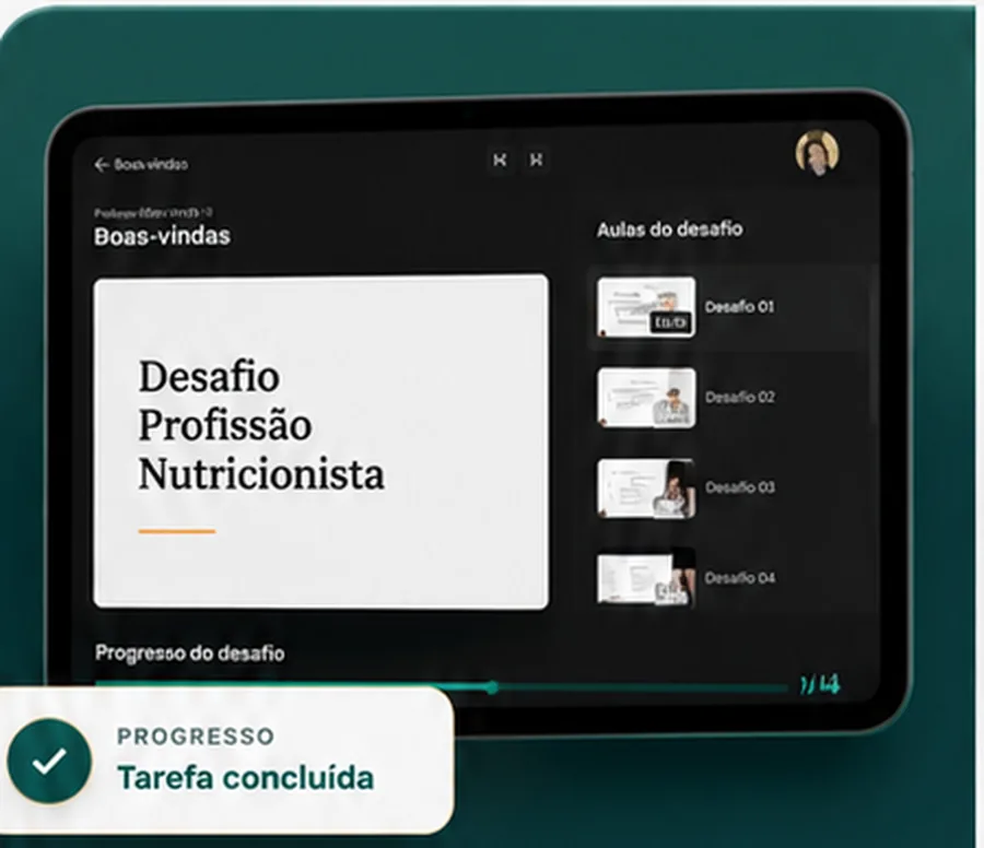 Seu plano de ação de 14 dias do Desafio Profissão Nutricionista